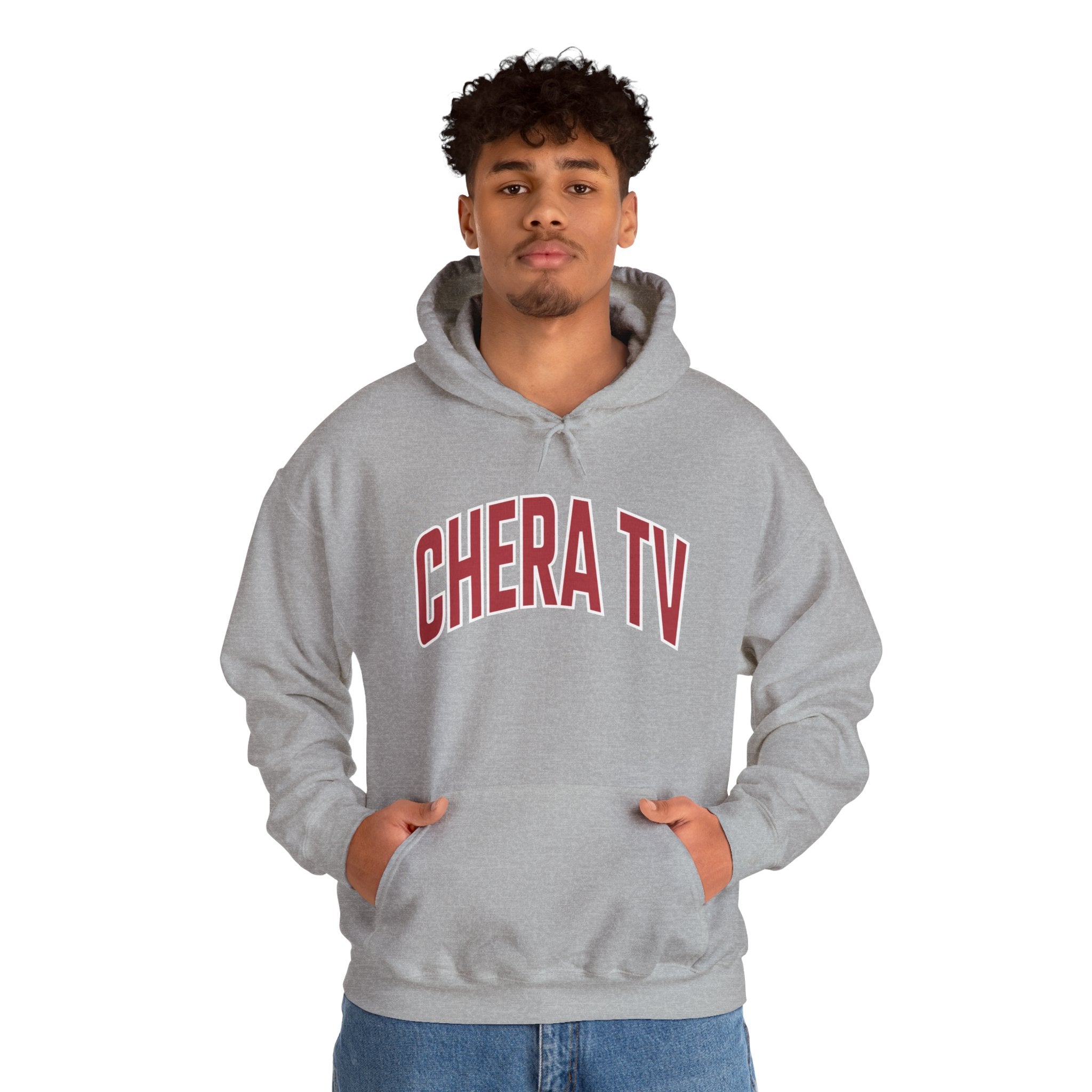 CHERA TV Red Wordmark Hoodie