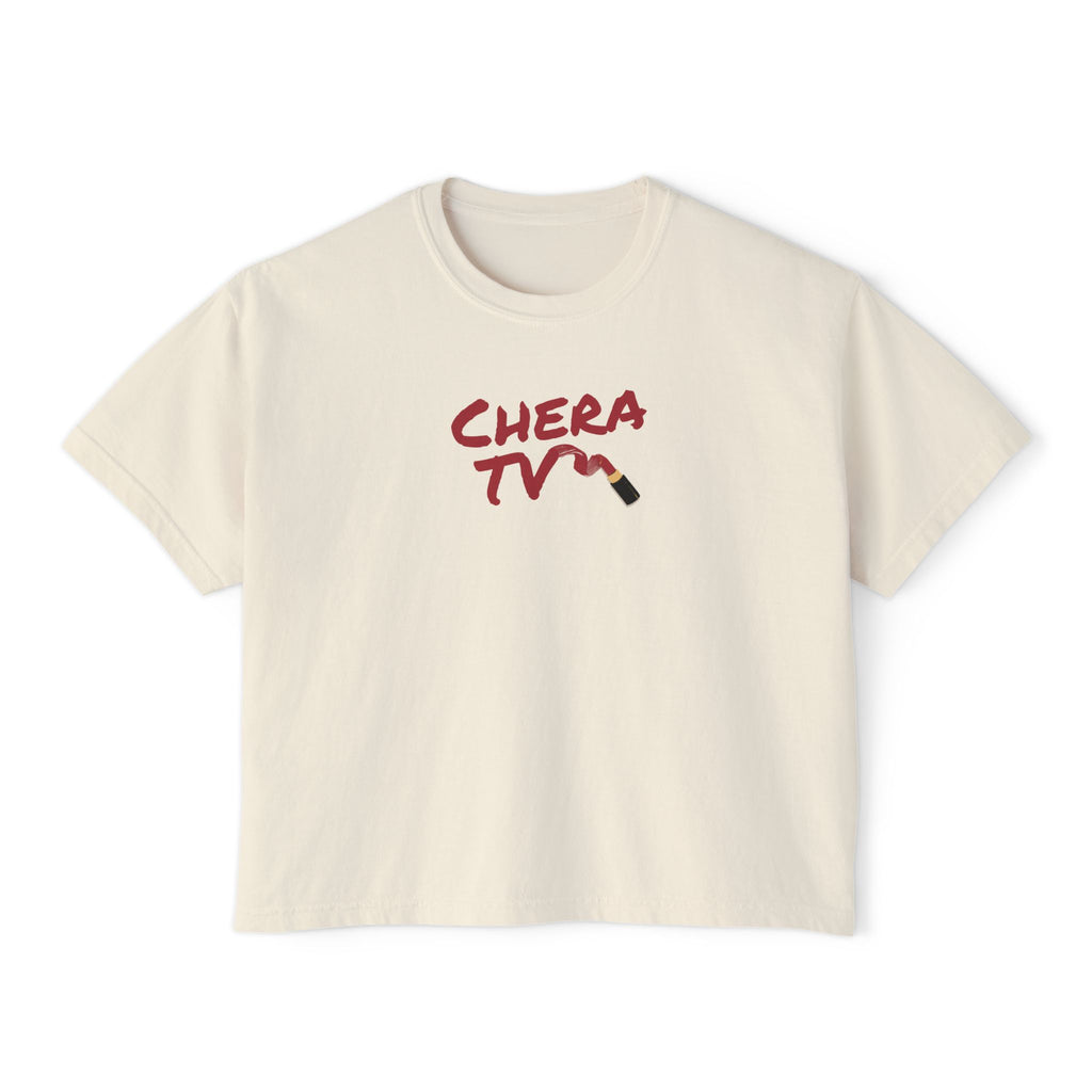 Chera TV Lipstick Boxy Tee