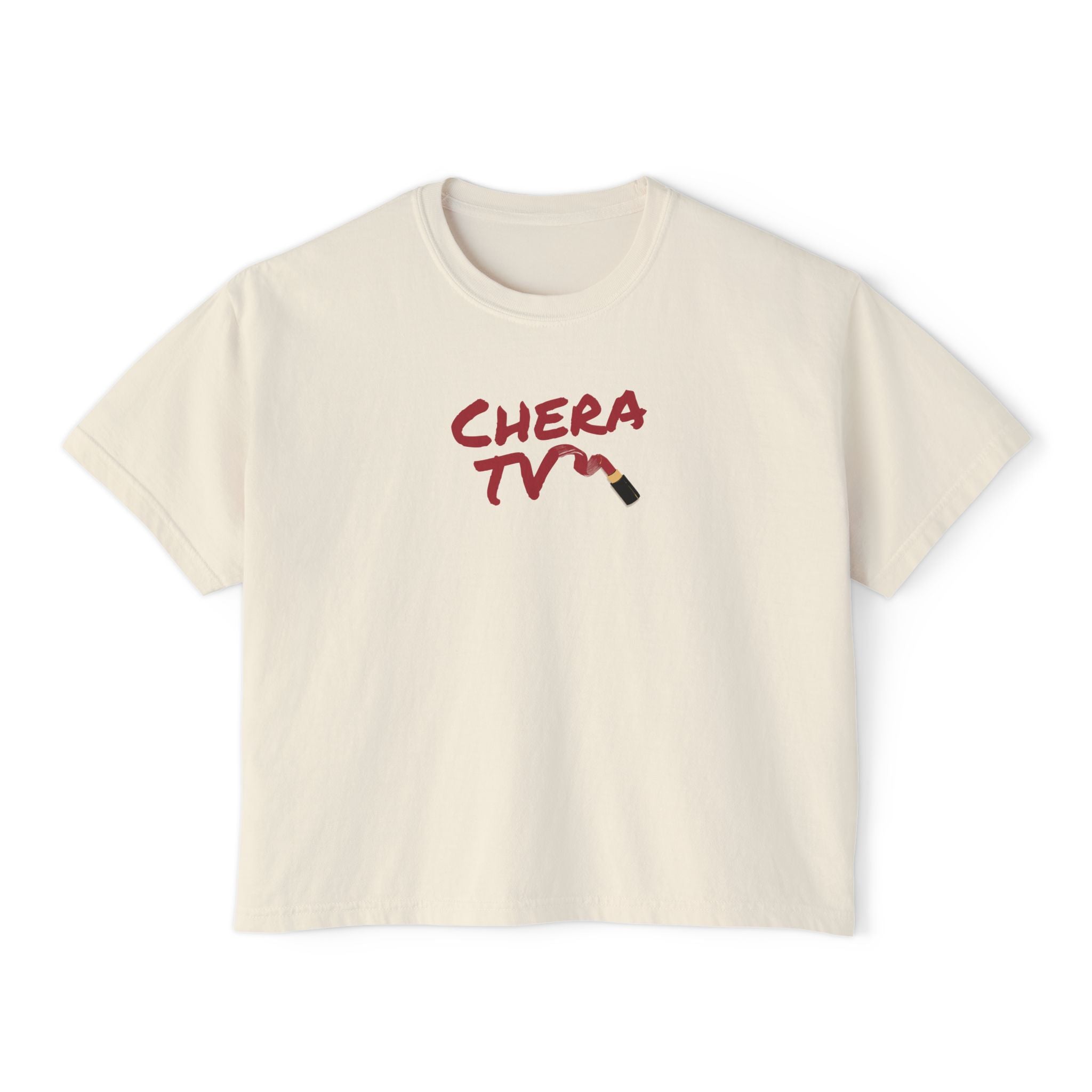 Chera TV Lipstick Boxy Tee