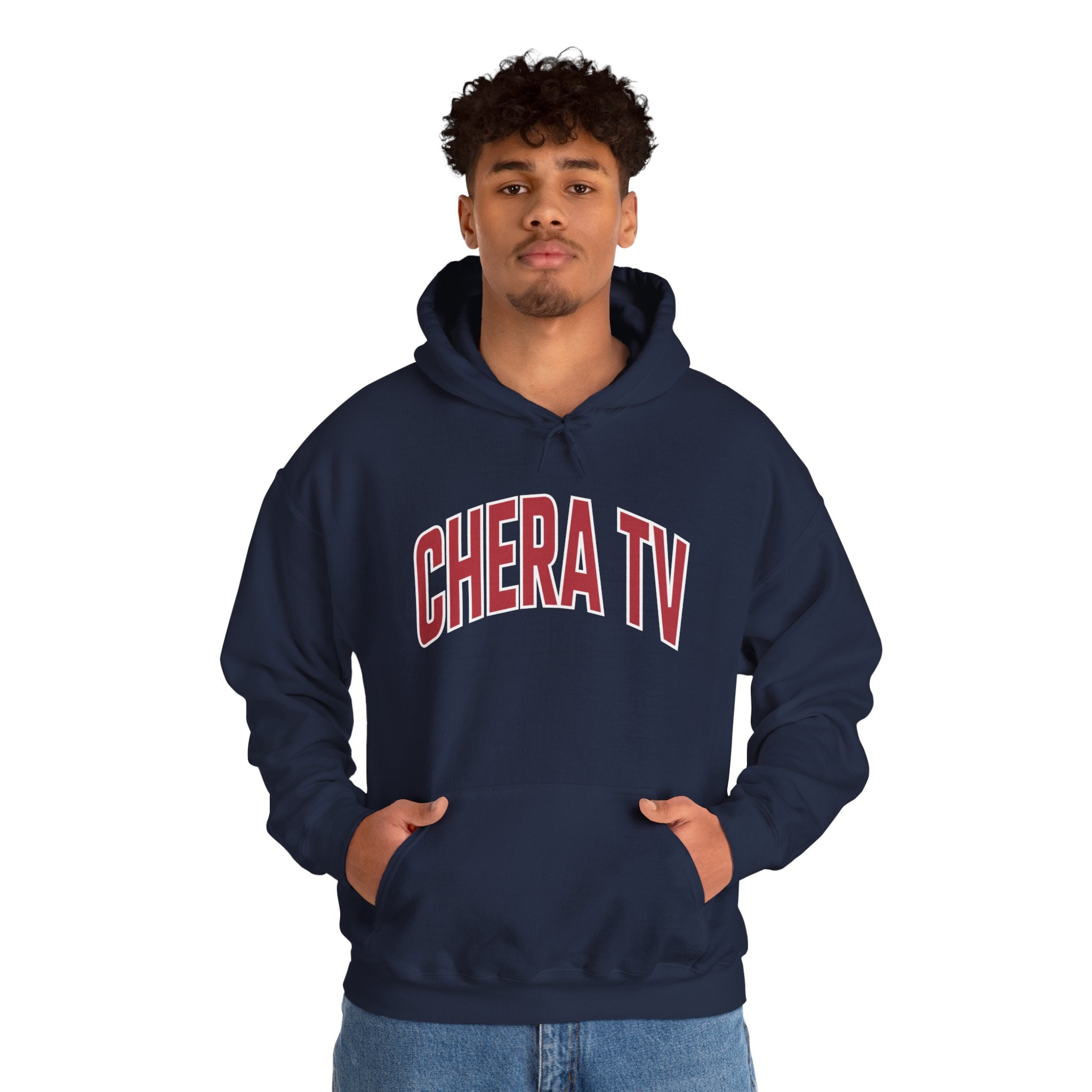 CHERA TV Red Wordmark Hoodie