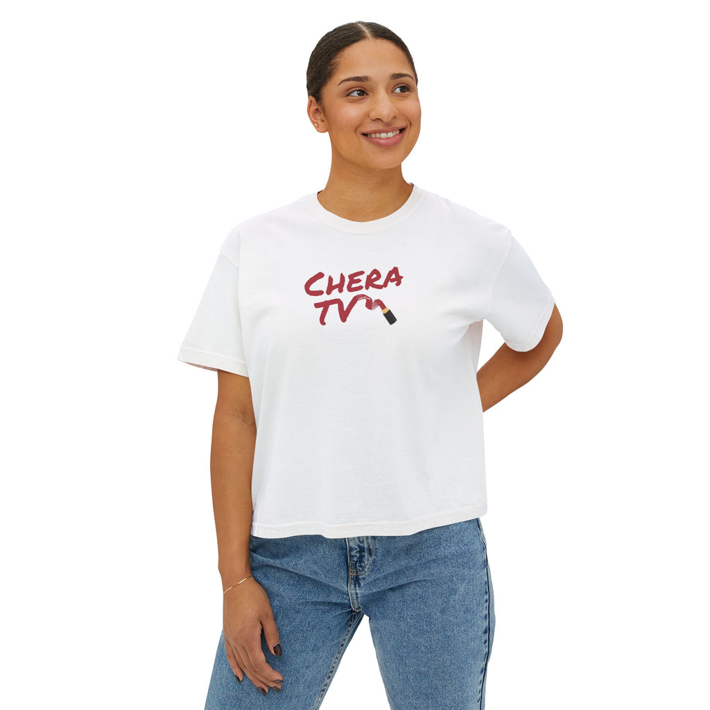 Chera TV Lipstick Boxy Tee