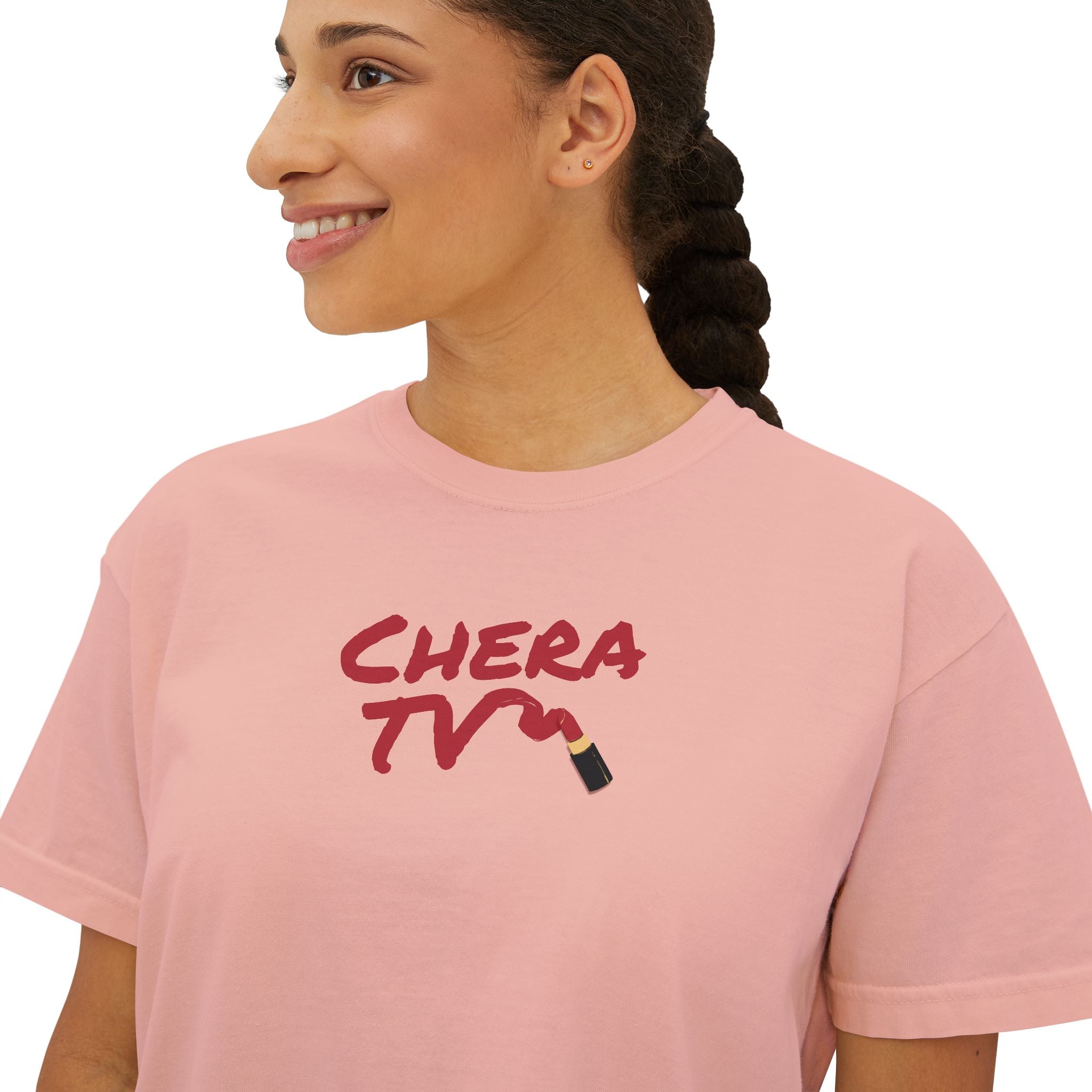 Chera TV Lipstick Boxy Tee