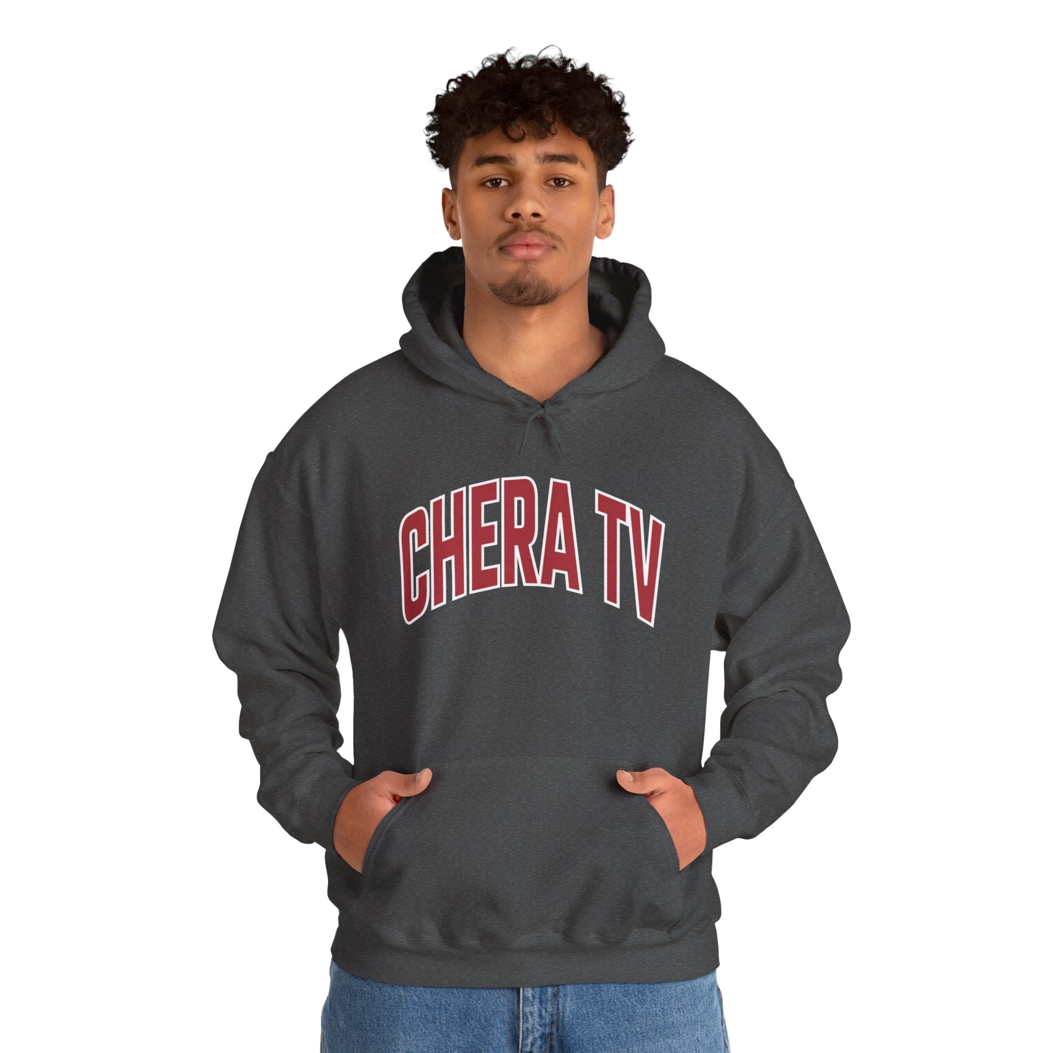 CHERA TV Red Wordmark Hoodie