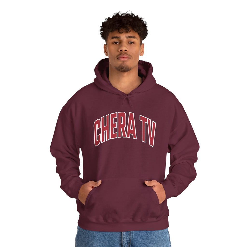 CHERA TV Red Wordmark Hoodie
