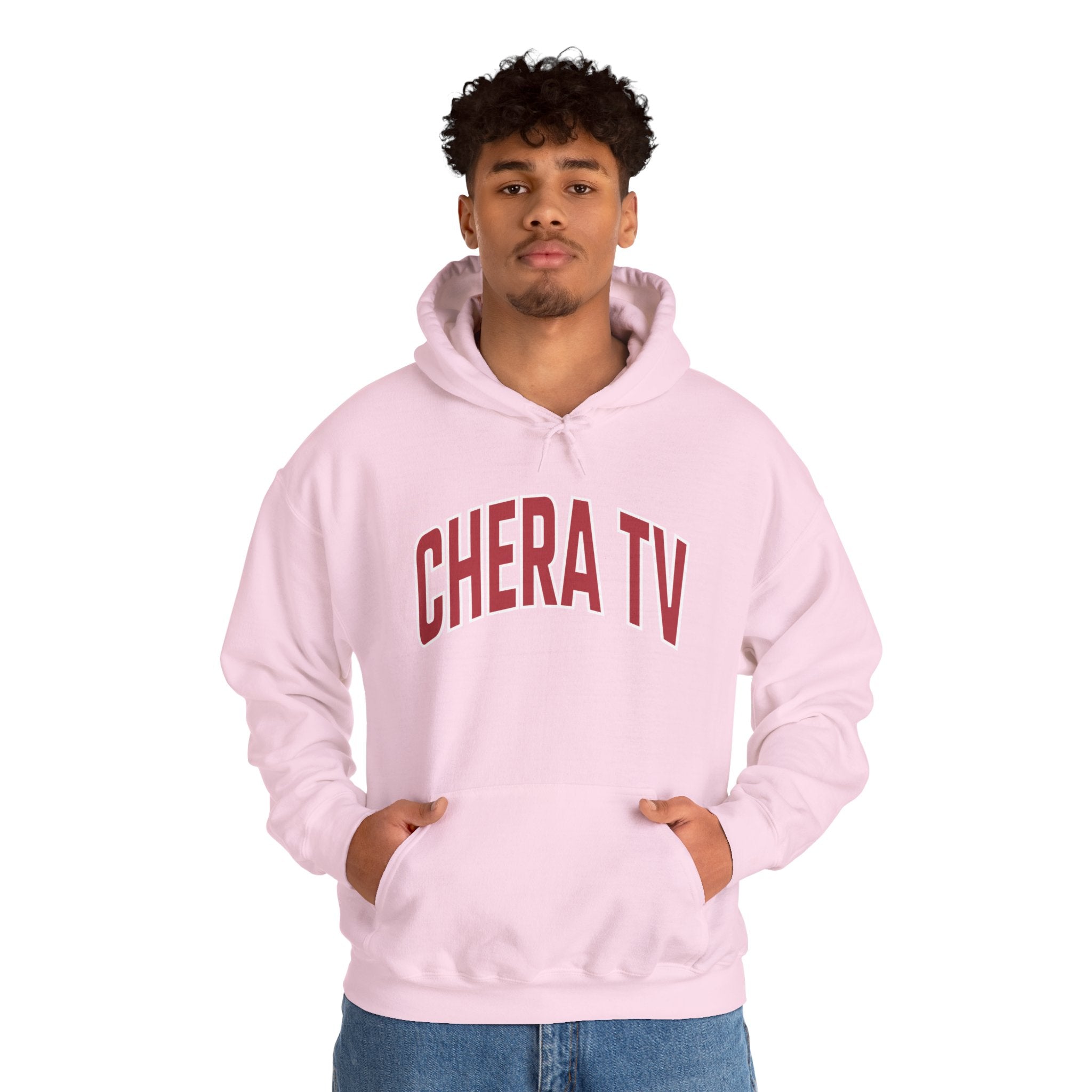 CHERA TV Red Wordmark Hoodie