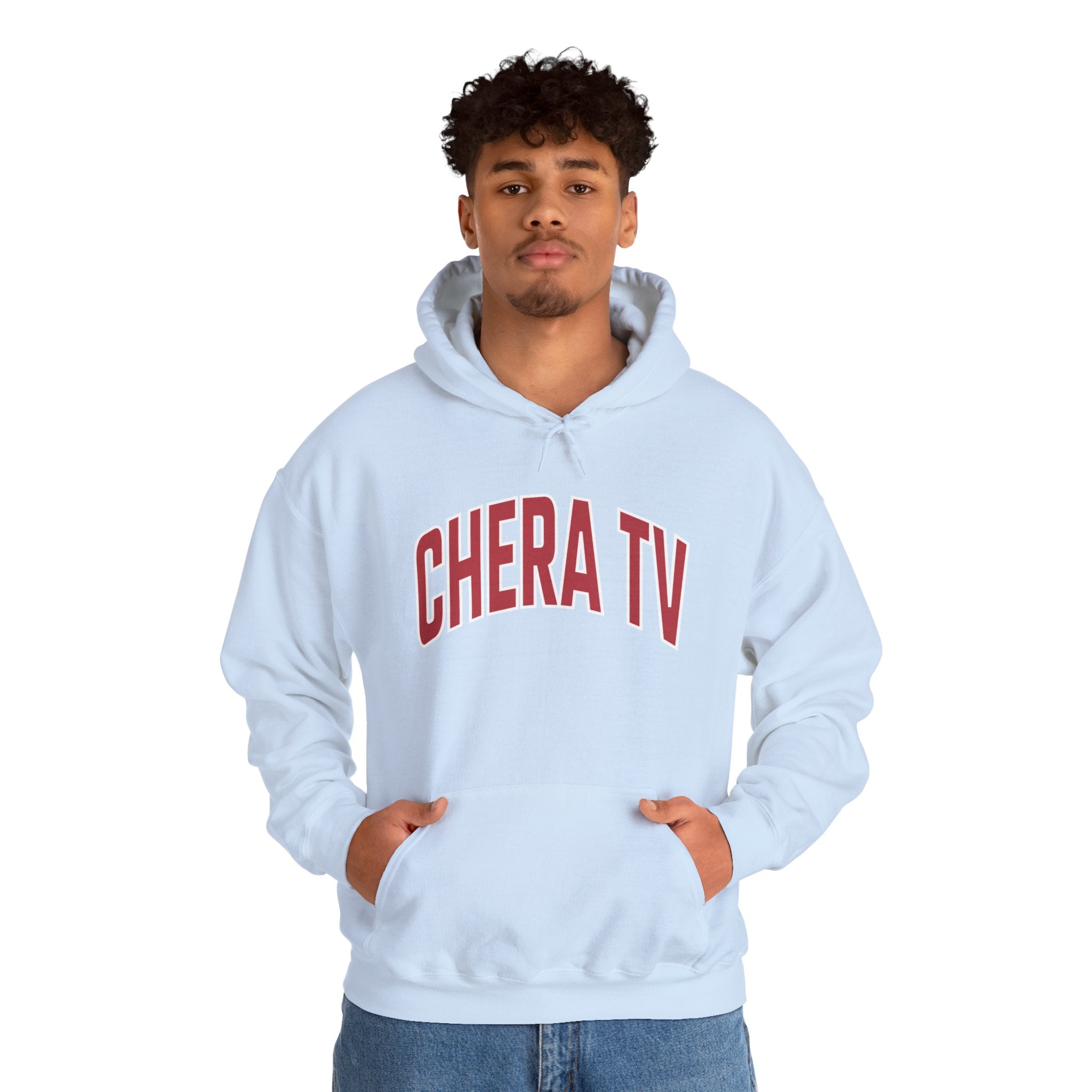 CHERA TV Red Wordmark Hoodie