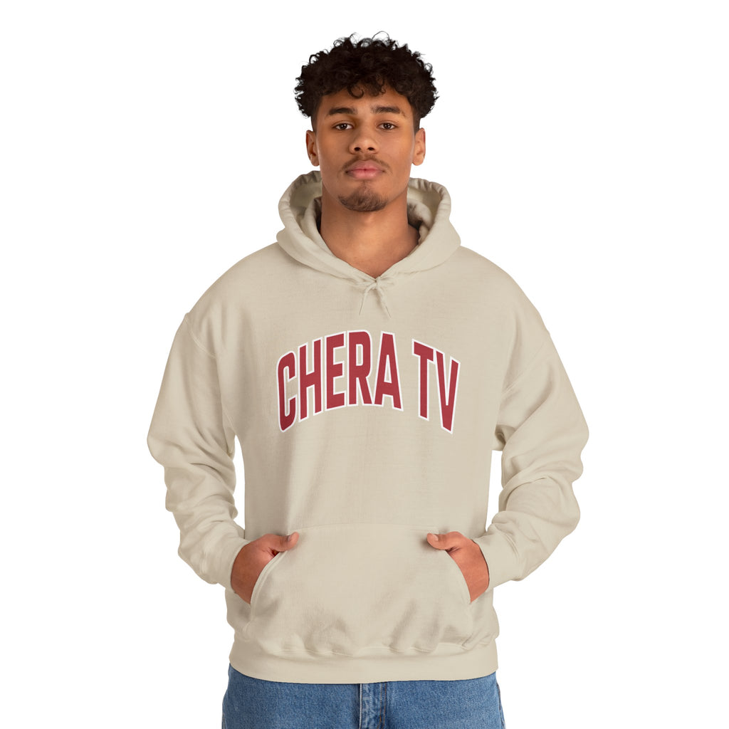 CHERA TV Red Wordmark Hoodie