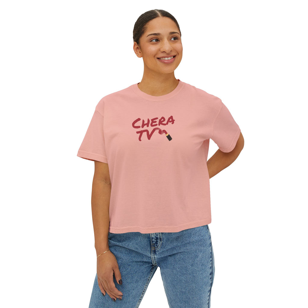 Chera TV Lipstick Boxy Tee