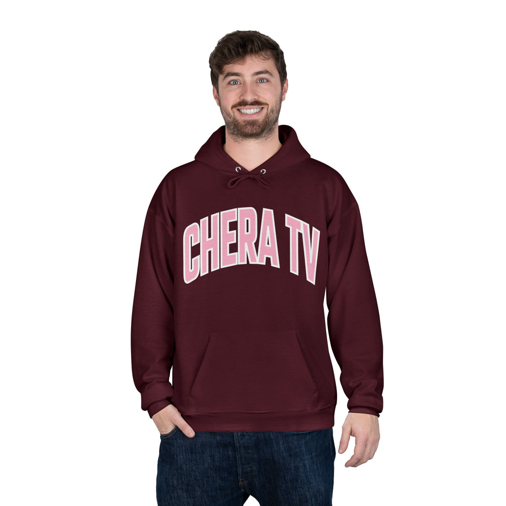 Chera TV Pink Wordmark Hoodie