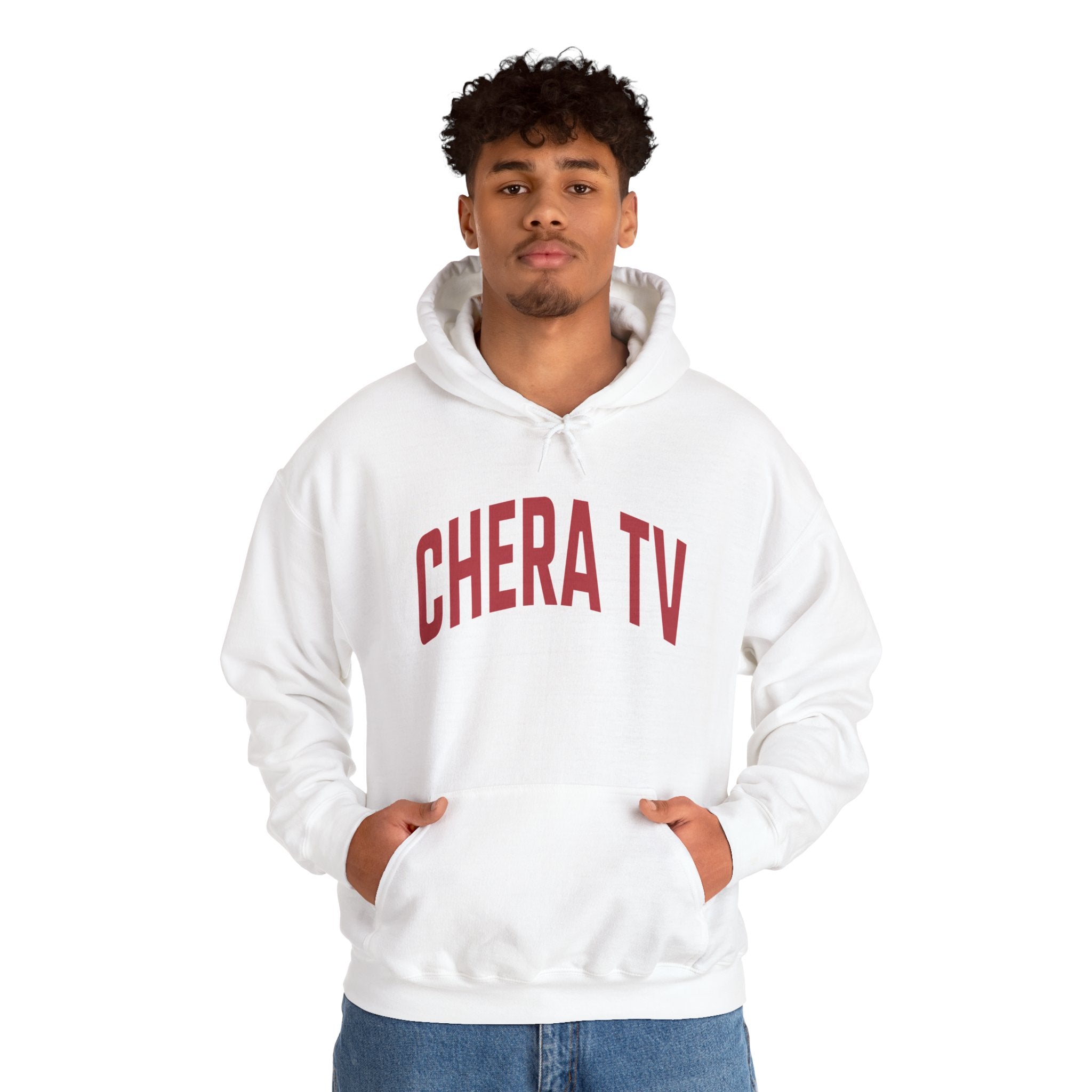 CHERA TV Red Wordmark Hoodie