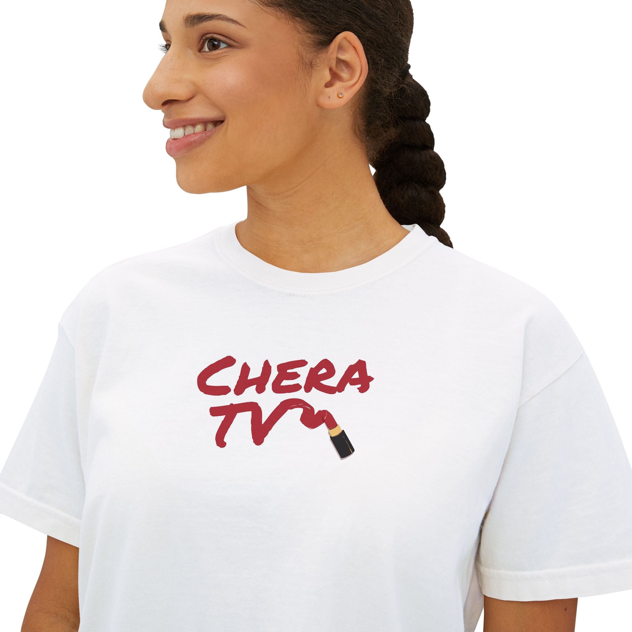 Chera TV Lipstick Boxy Tee
