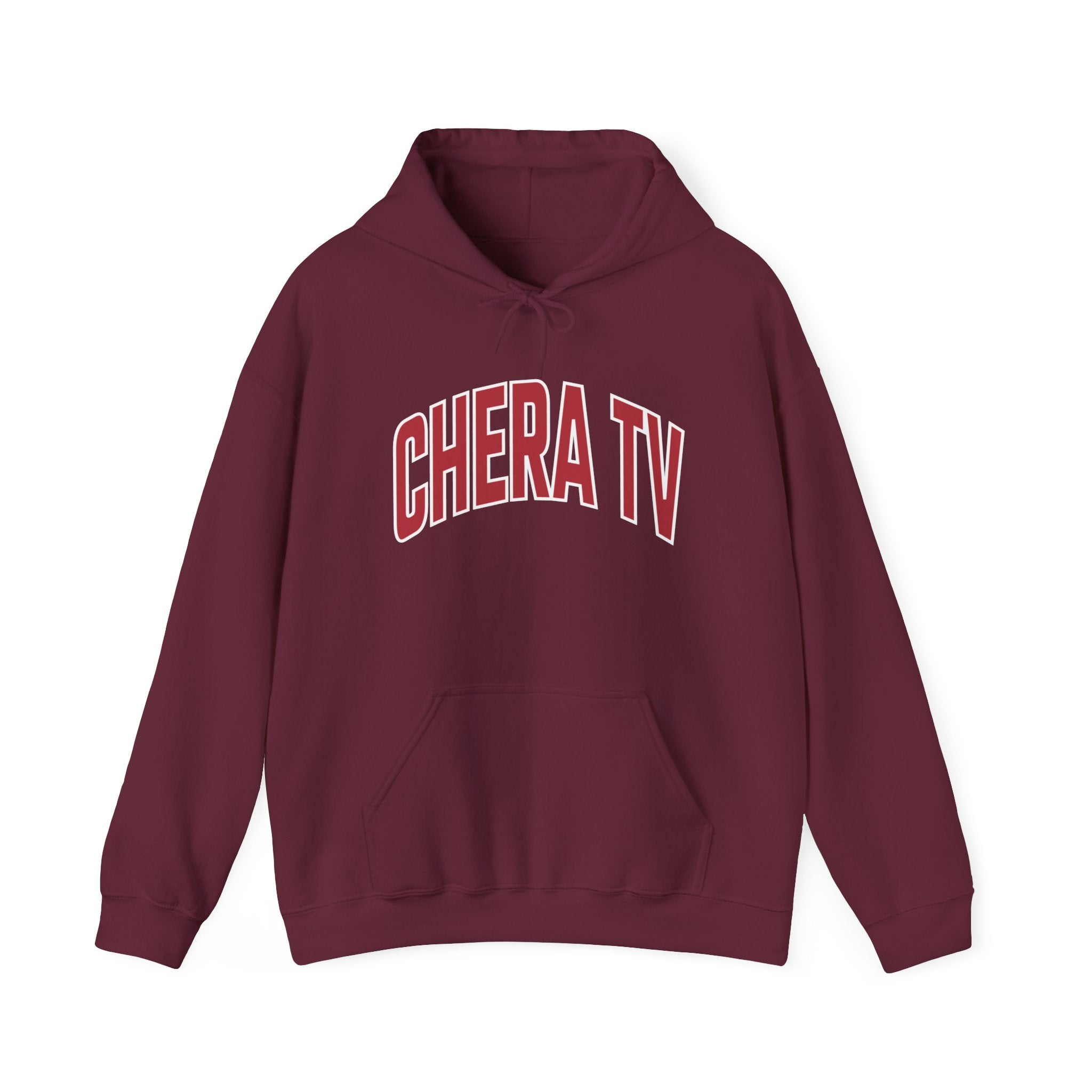 CHERA TV Red Wordmark Hoodie