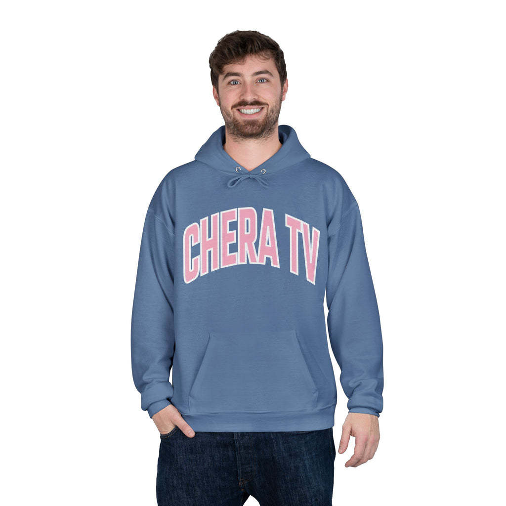 Chera TV Pink Wordmark Hoodie