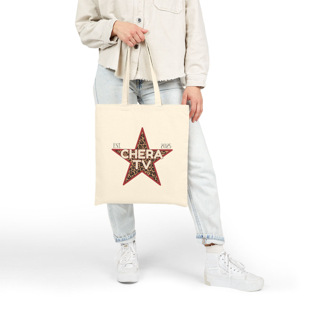 Cheetah Print Star Chera TV Tote